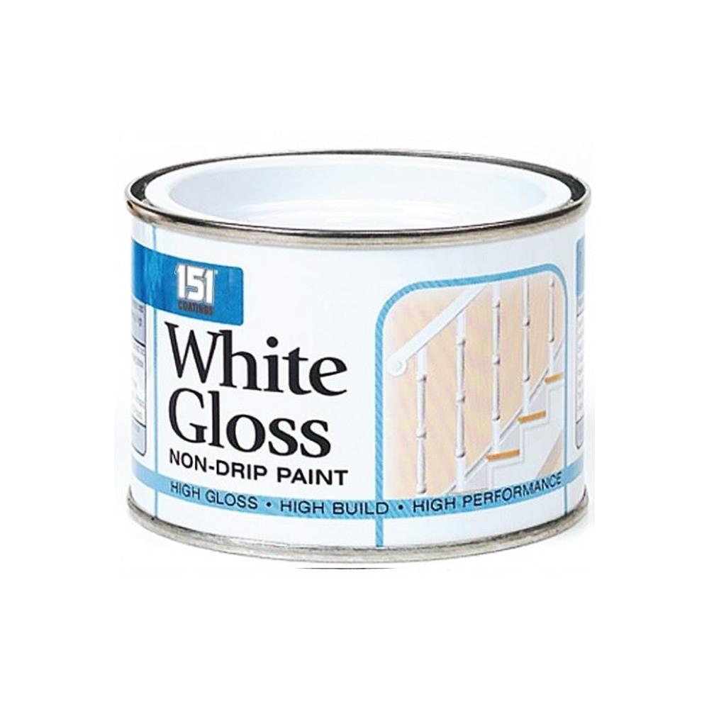 151 Non-Drip White Gloss Paint Tin 180ml