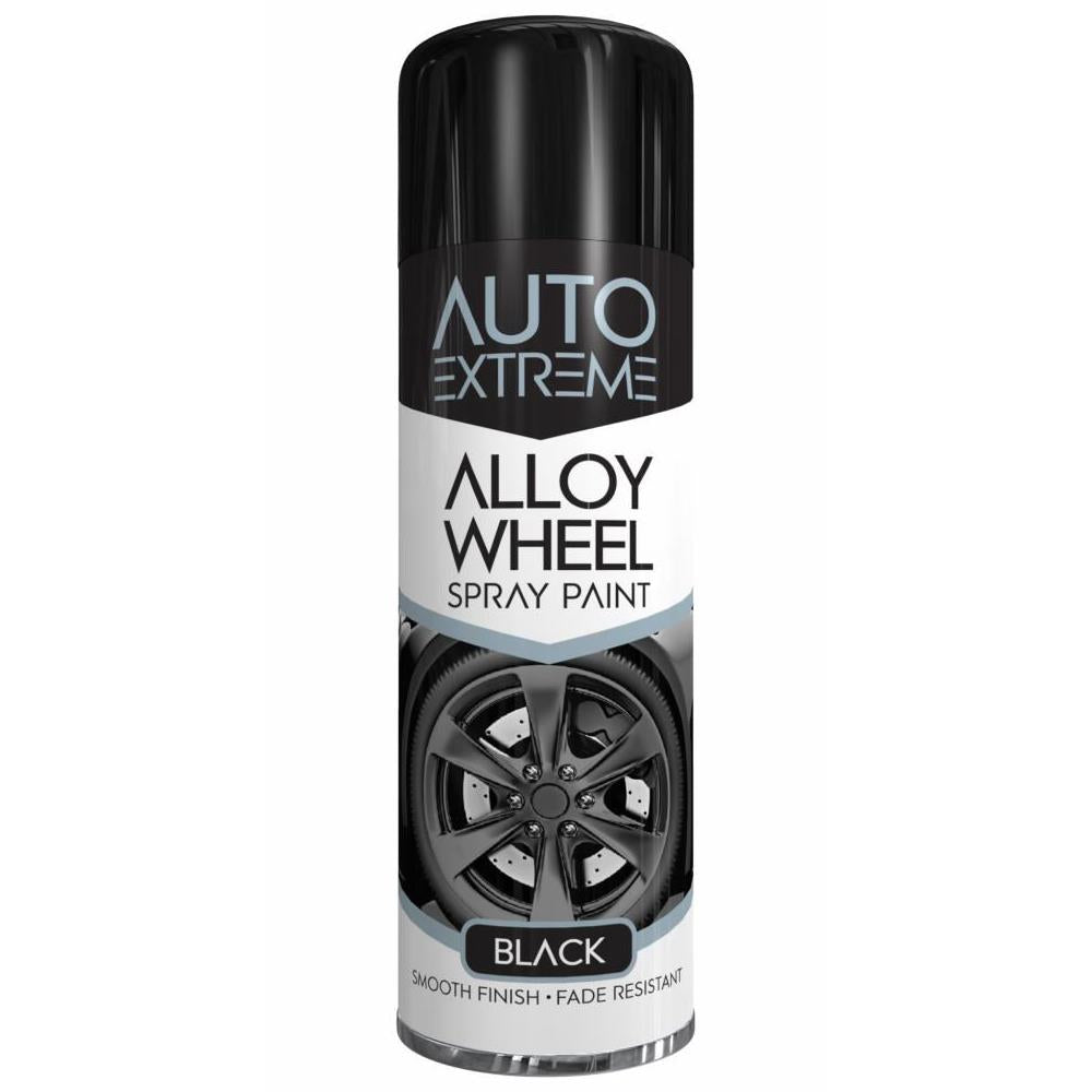 Black Alloy Wheel Spray Paint 300ml - Auto Extreme