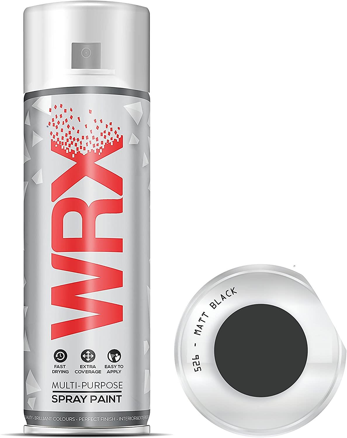 WRX Matt Black 526 Spray Paint Acrylic 400ml