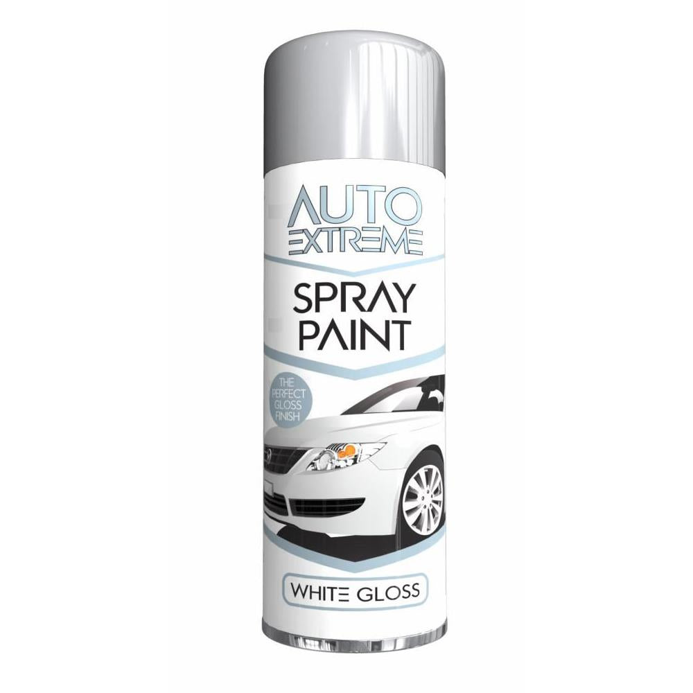 Auto White Gloss Spray Paint 250ml - Auto Extreme