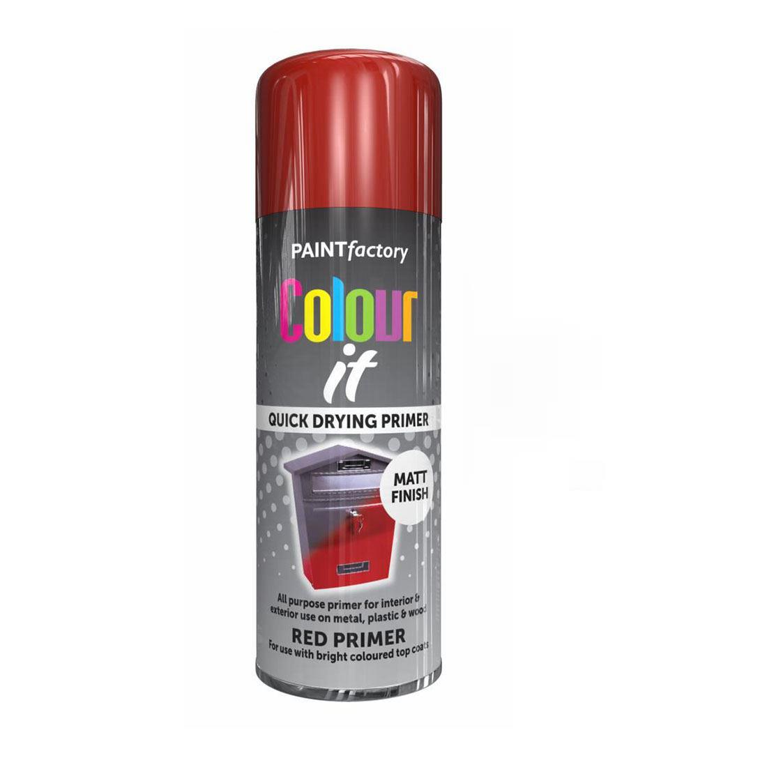 Red Primer Spray Paint 400ml - Paint Factory