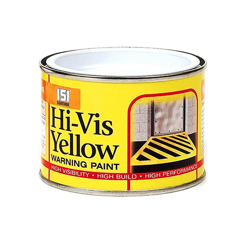 151 Hi-Vis Yellow Warning Paint Tin 180ml