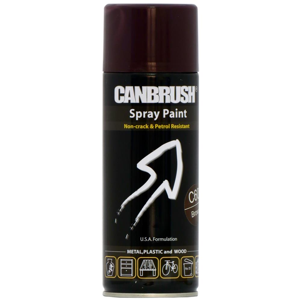 Canbrush C60 Brown Spray Paint 400ml