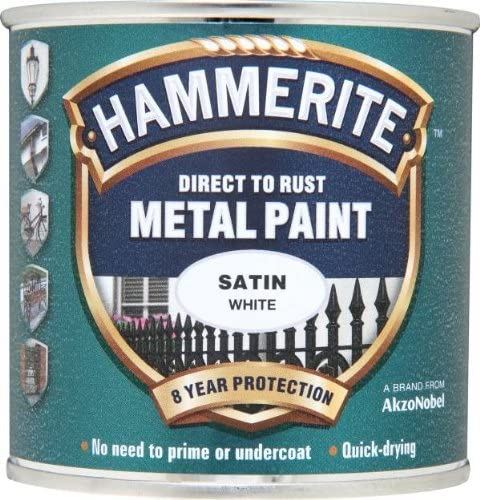Hammerite Satin White Tin 250ml