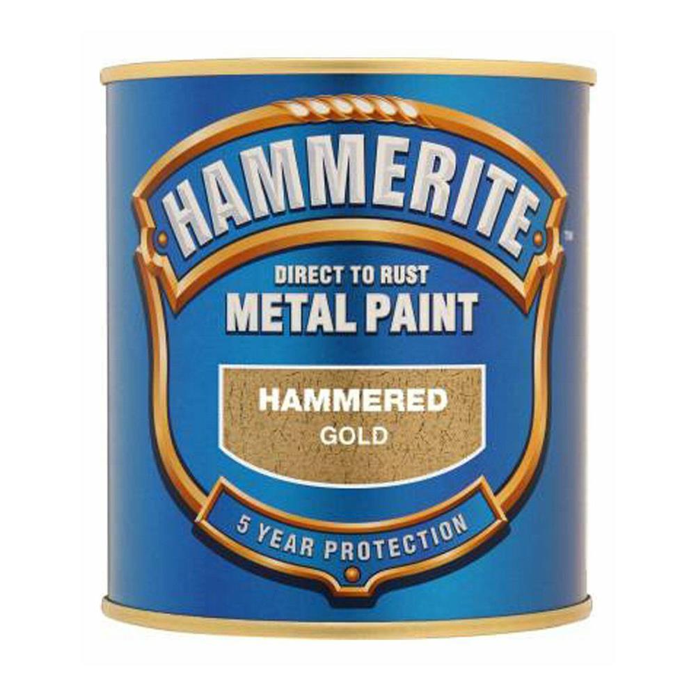 Hammerite Hammered Gold Tin 250ml