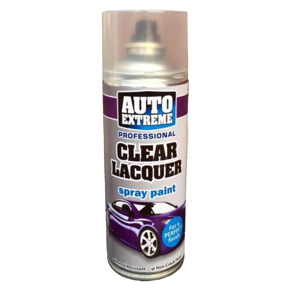 Clear Lacquer Spray Paint 400ml - Auto Extreme