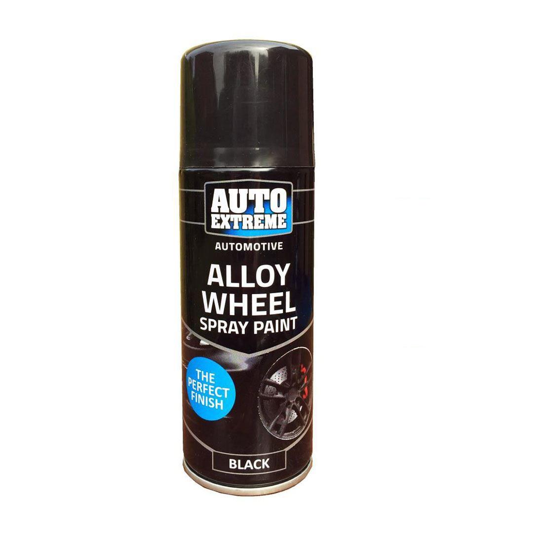 Black Alloy Wheel Spray Paint 200ml - Auto Extreme