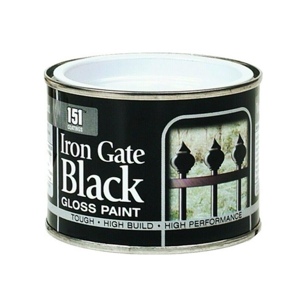 151 Iron Gate Black Gloss Paint Tin 180ml