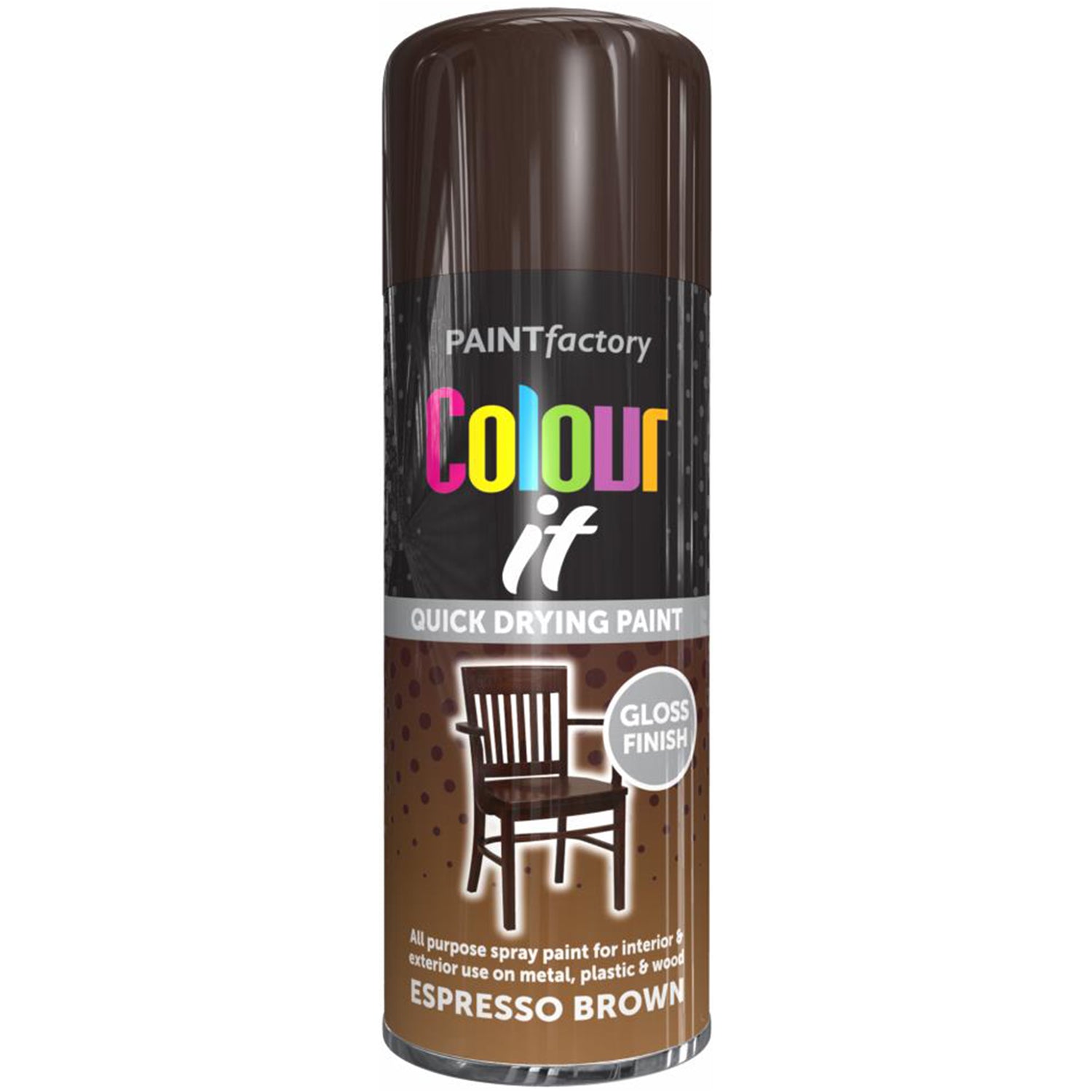 Paint Factory Espresso Brown Spray Paint  400ml