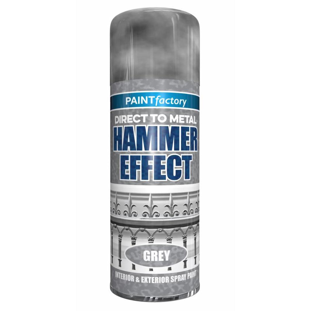Grey Hammered Spray Paint 400ml - Paint Factory