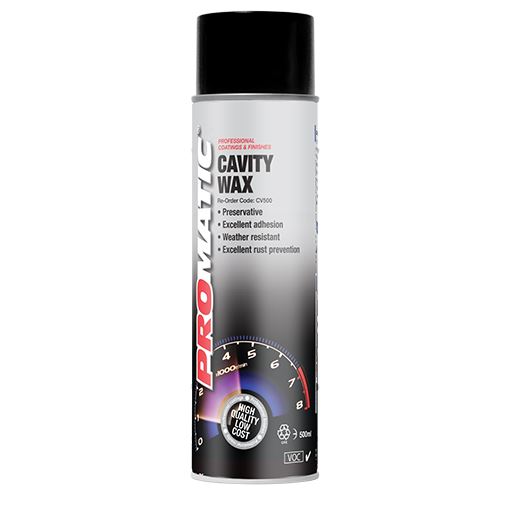 Promatic Cavity Wax (Clear) Aerosol Spray Paint 500ml