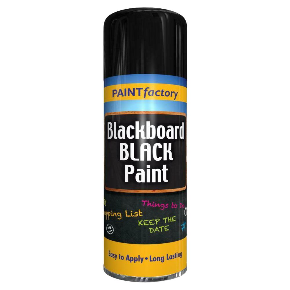 Blackboard Spray Paint 400ml - Paint Factory