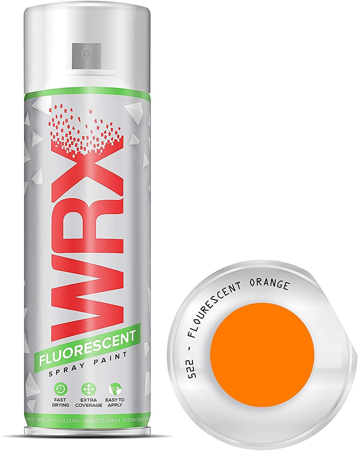 WRX Flat Fluorescent Orange 522 Spray Paint 400ml