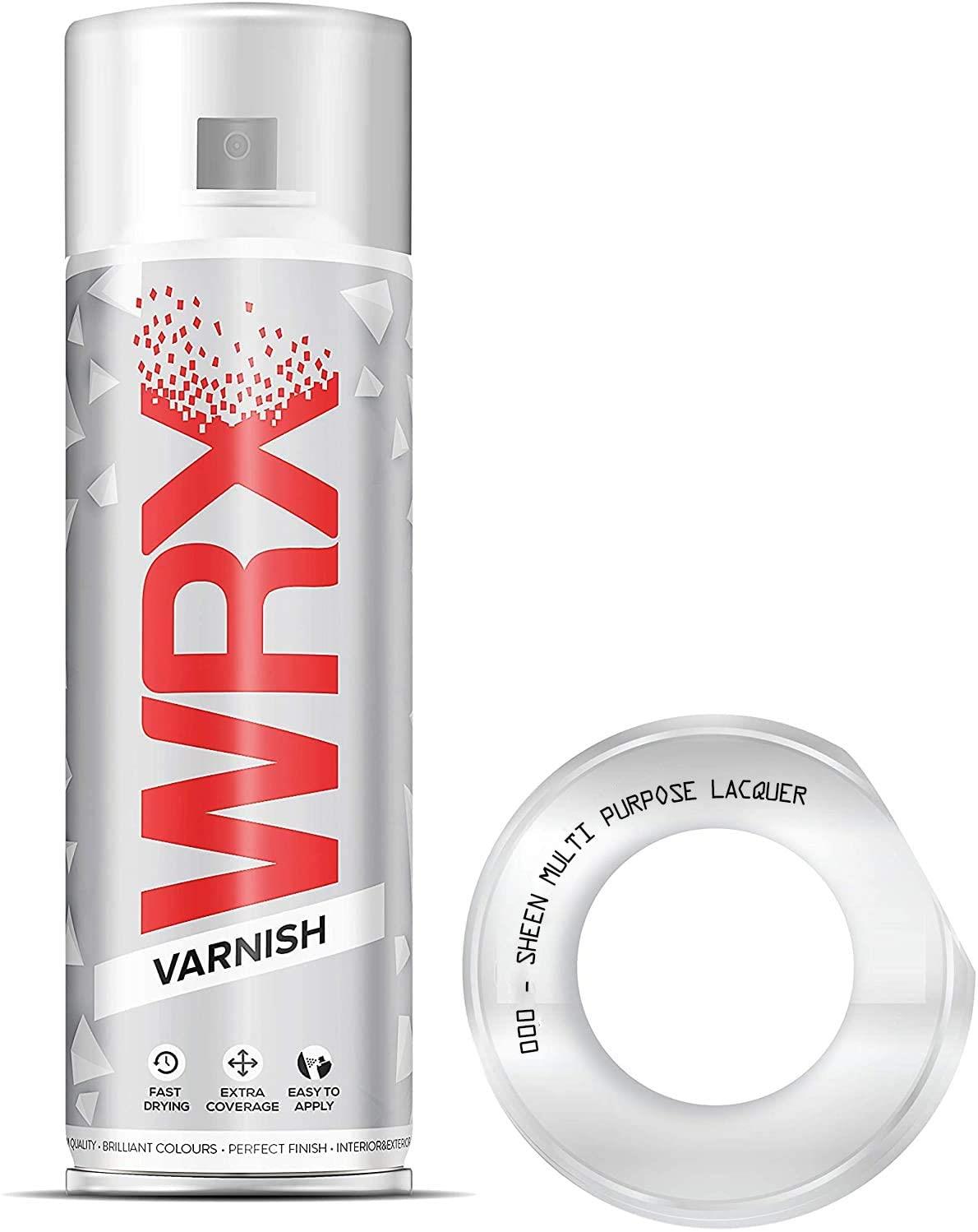 WRX Sheen Varnish 000 Spray Paint Lacquer 400ml