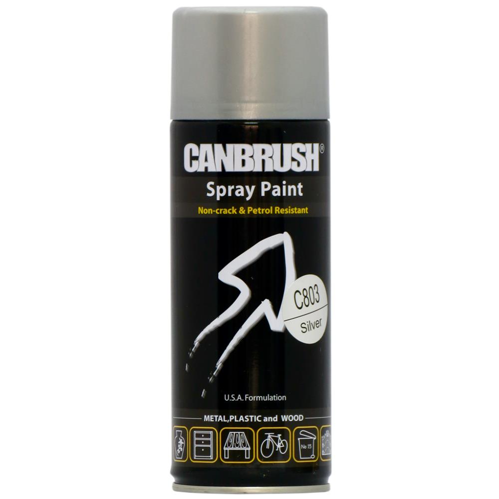 Canbrush C803 Silver Spray Paint 400ml